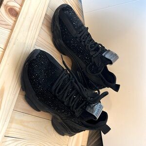 Steve Madden Maxima Rhinestone Sneakers. Women's 7M